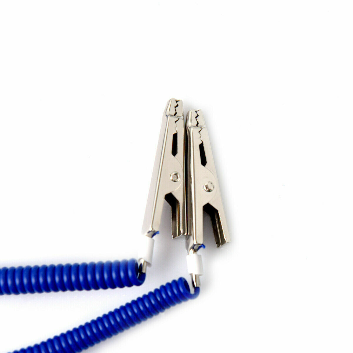 20 Pcs Dental Plastic Reusable Flexible Coil Stretchy Chain Napkin Holder Blue