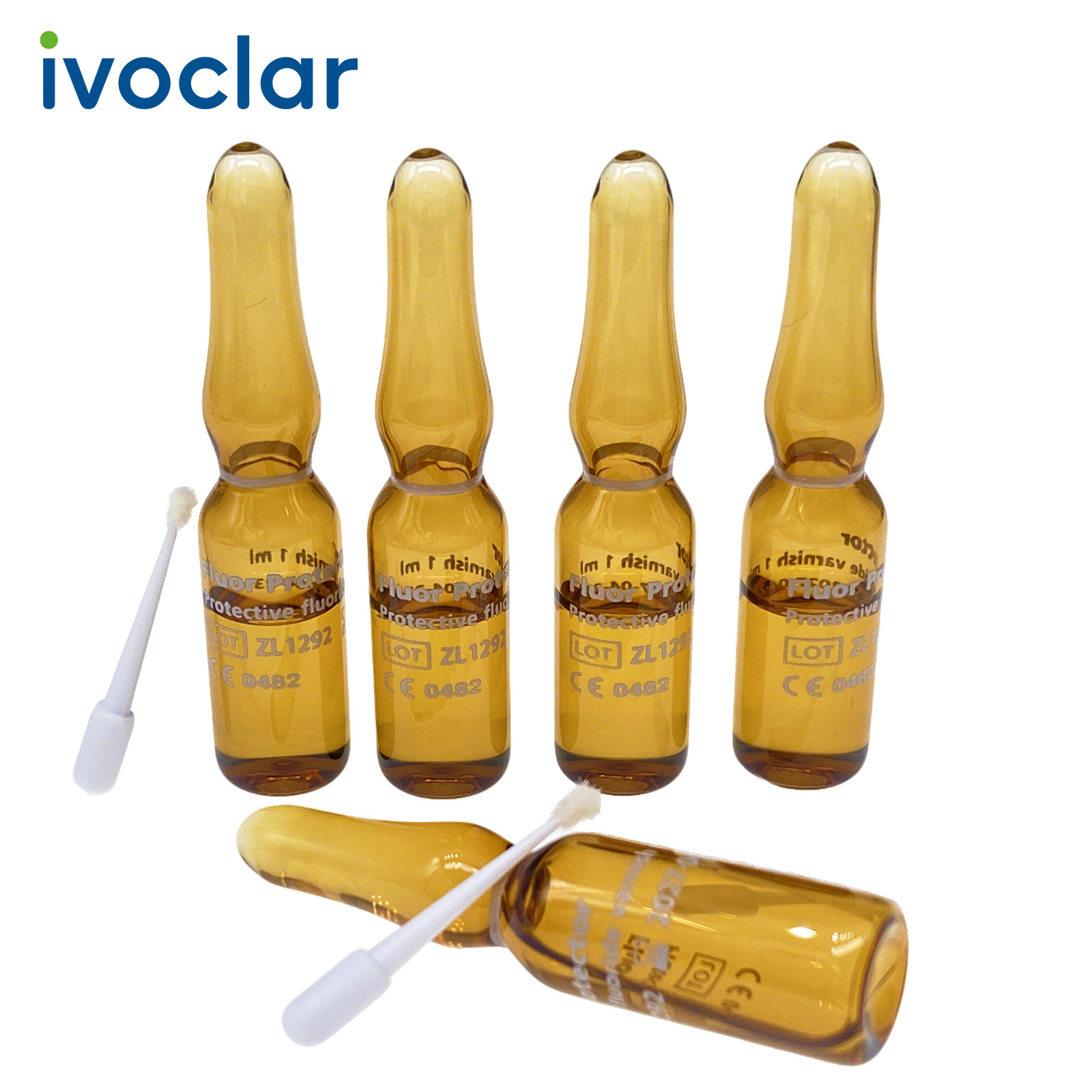 5 Bottles Fluor Protector Dental Fluoride Varnish Ivoclar Vivadent 1×0.4ML