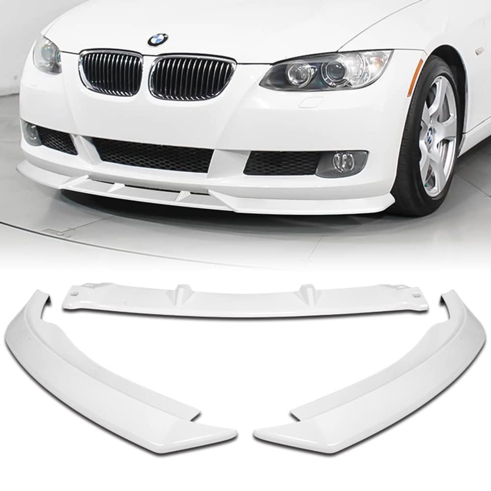 Front Bumper Lip Spoiler Splitter for BMW E92 E93 07-10 Painted White ABS