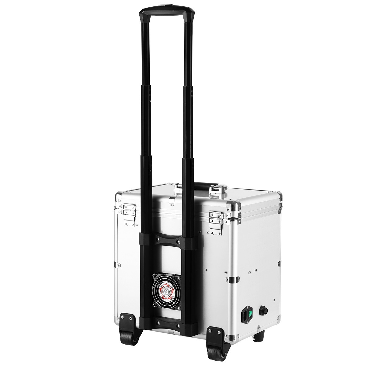 Portable Dental Mobile Delivery Unit Rolling Case Air Compressor Suction System