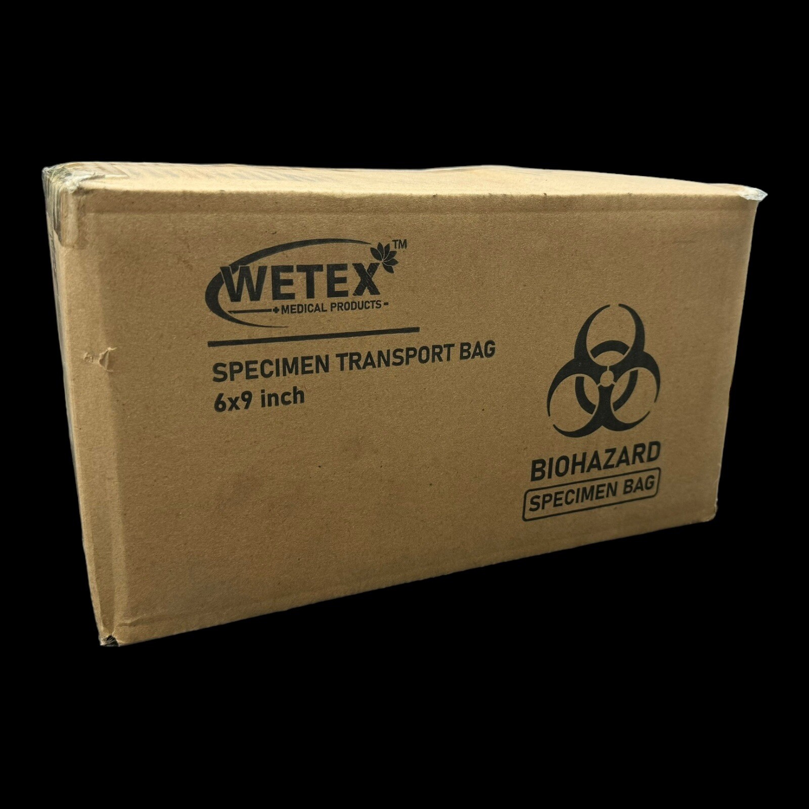 BIOHAZARD BAGS – 1000/Case – 6×9 ECONO-ZIP SPECIMEN TRANSPORT – CLEAR