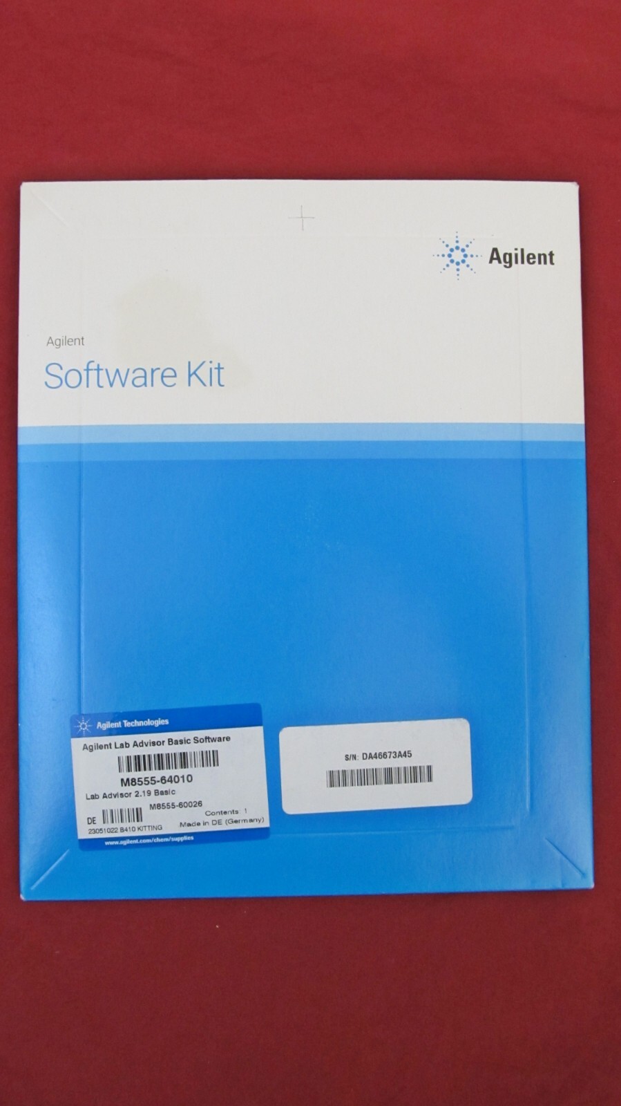 Agilent M8555-64010 Lab Advisor Basic Software B.02.19 – SEALED – FAST SHIPPING