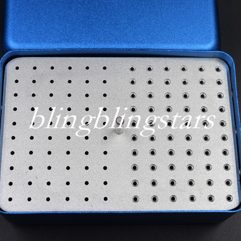 120 Holes Dental Burs Holder Endo Files Stand Disinfection Box Endo Accessories