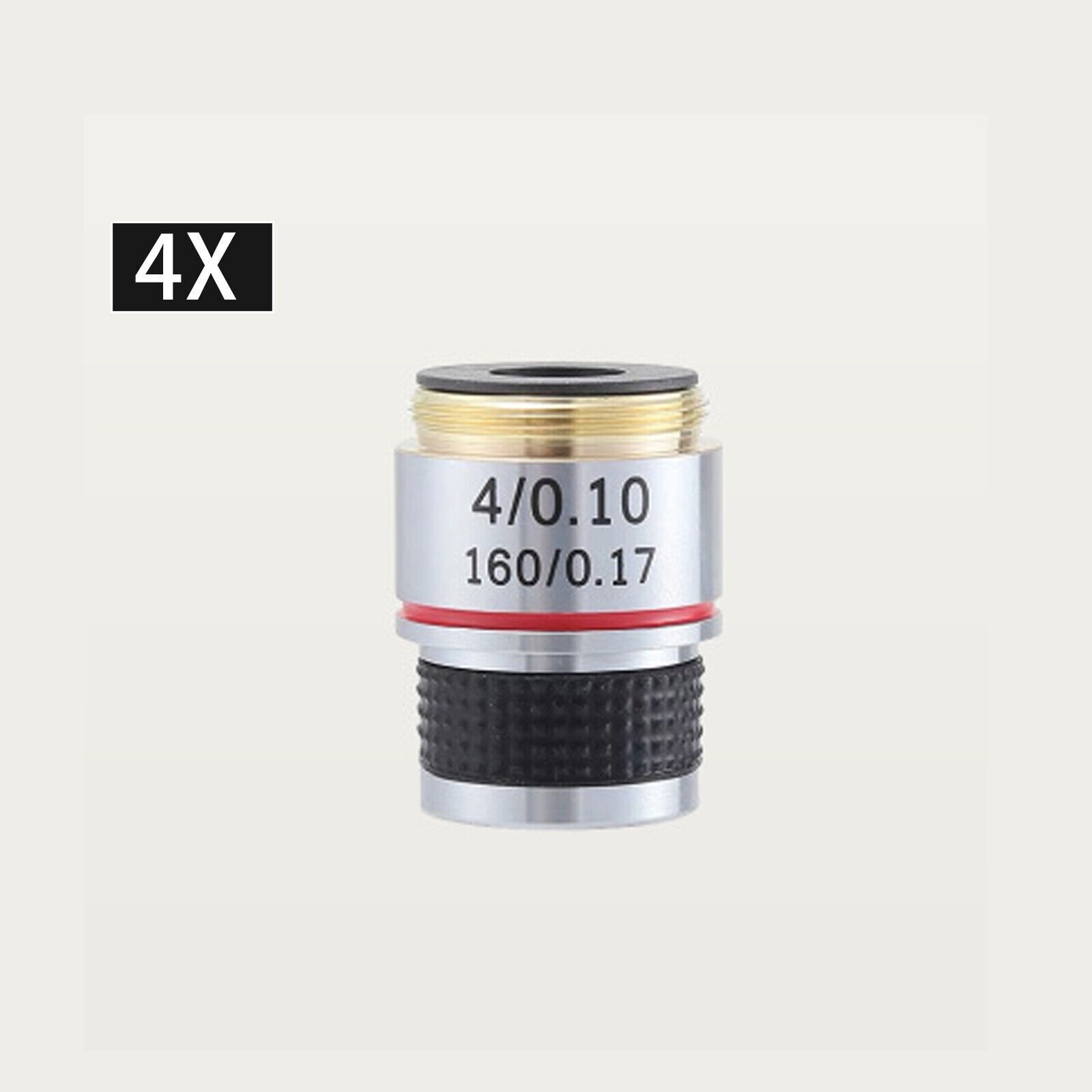 4X 10X 20X 40X 60X 100X Achromatic Objective Lens for Biological Microscope 18Pq