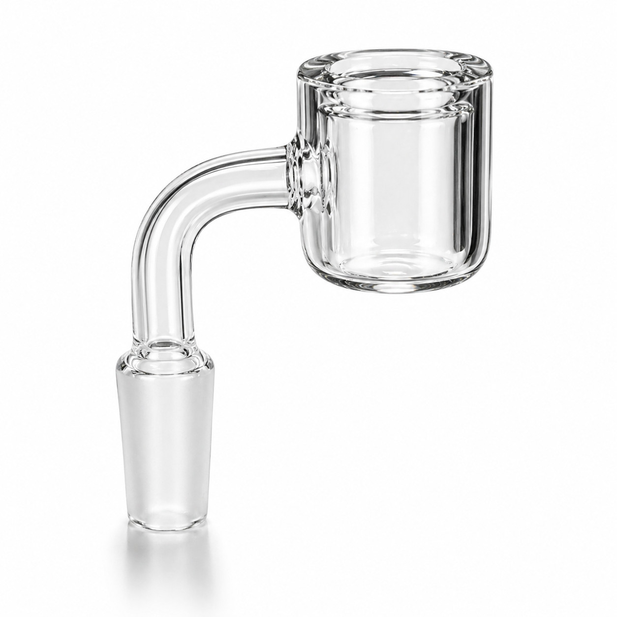 14mm Laboratory Glass Funnel with Right-Angle Buffer Zone for Laboratory Use
