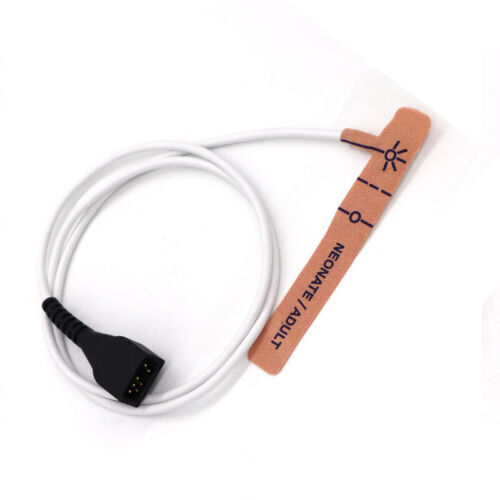 10PC Neonatal/Adult Pulse Oximeter Sensor, SpO2 Probe, Fits 8500,8600，7Pin