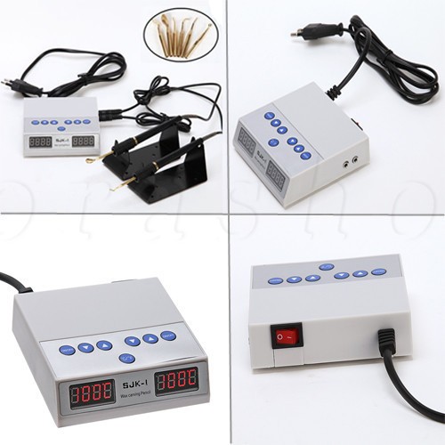 New Dental Lab Electric Waxer Wax Carving Pencil Carver Pen Pot & 6 Tips SJK-I