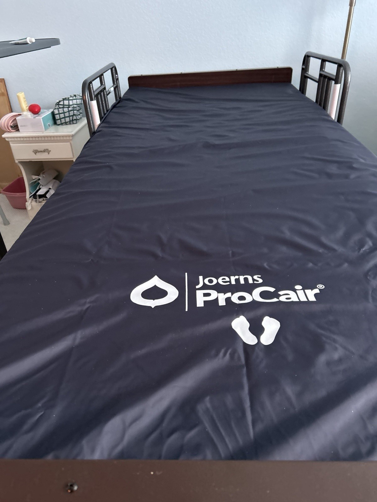 Fully Electric Homecare Hospital Bed with Side Rails, Mattress, Remote Control