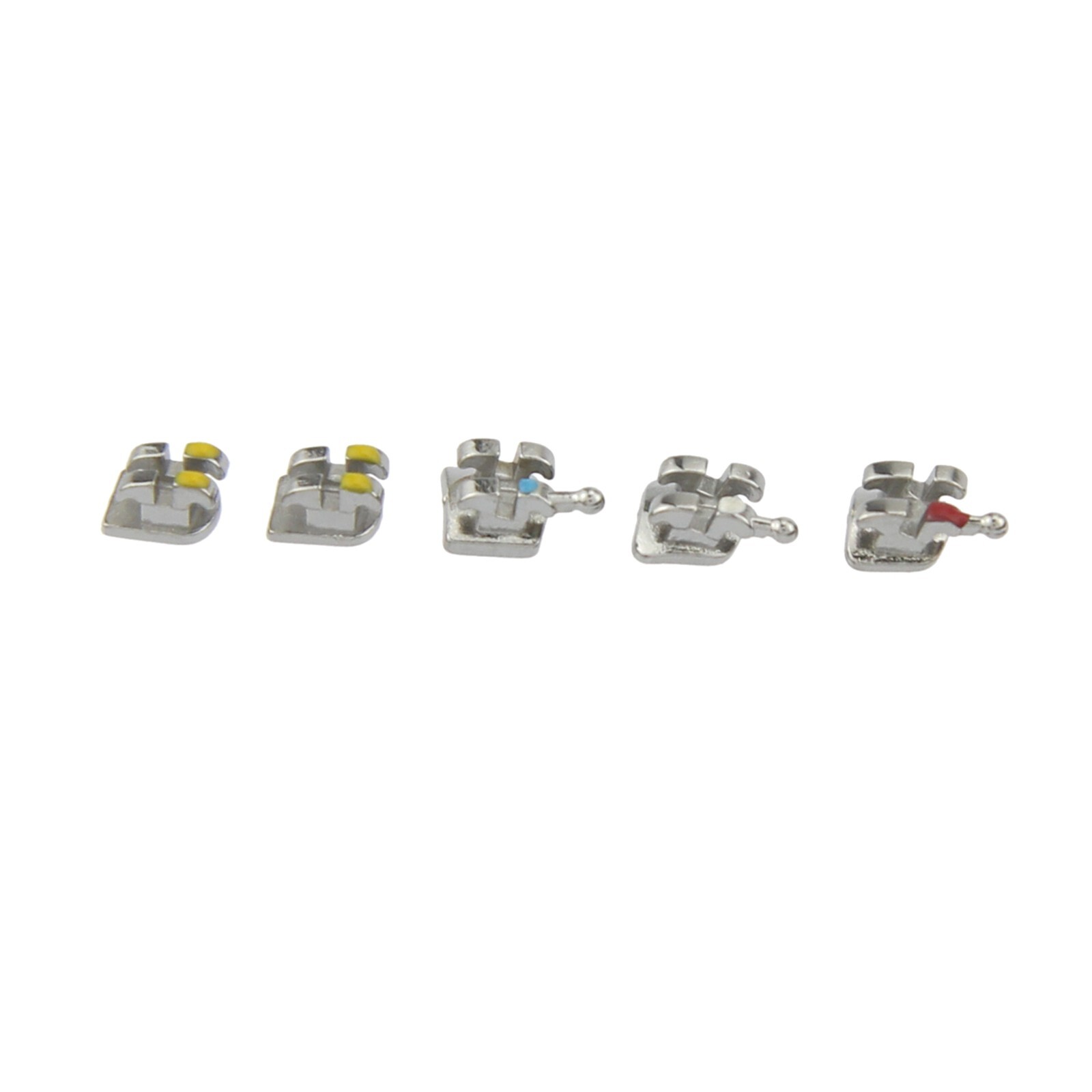 Dental Orthodontic Metal Bracket MIM Twin Brace Mini MBT 022 345 Hook AO Empower