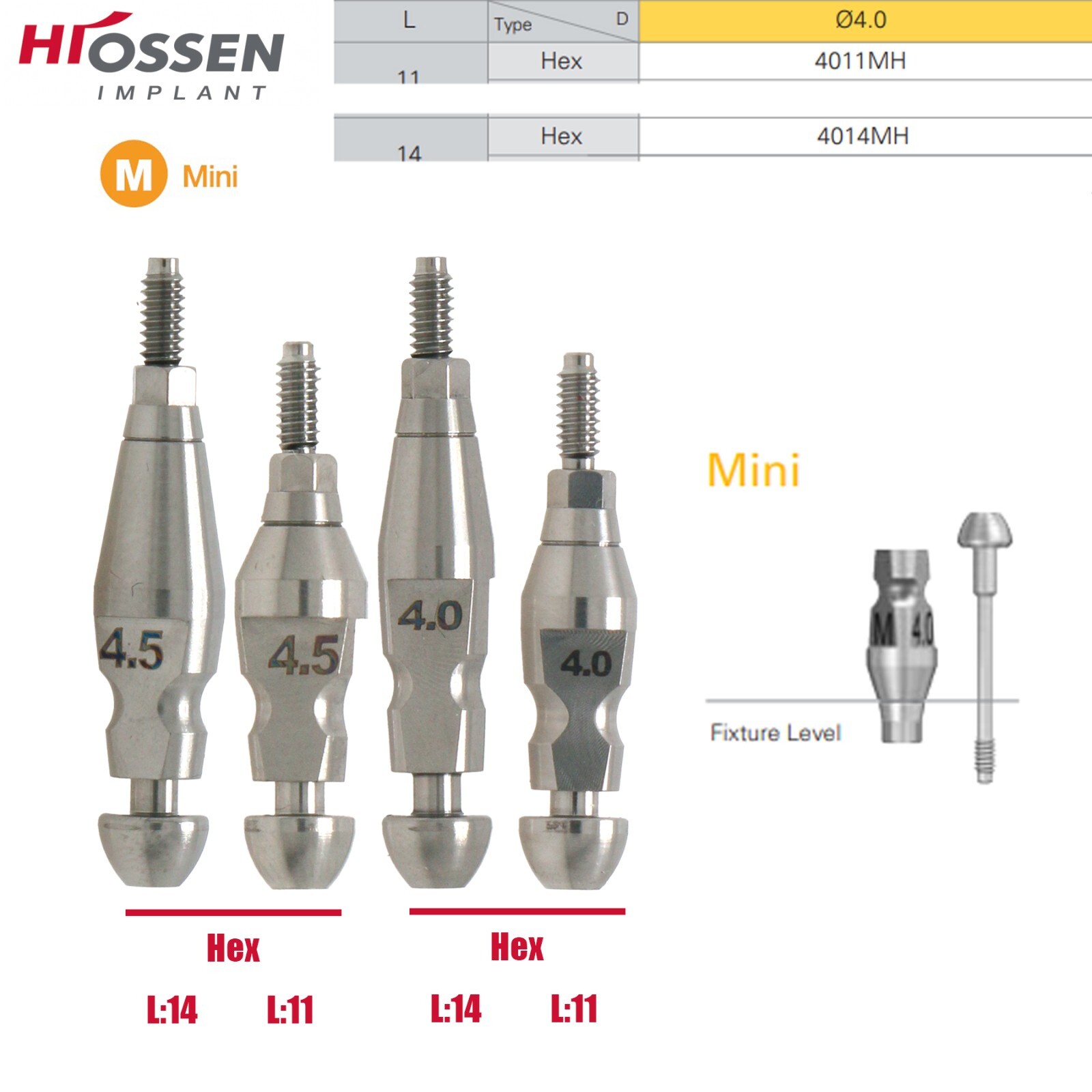 Fits Osstem Hiossen Dental Locator /Healing Abutments M/R Impression Lab Analog