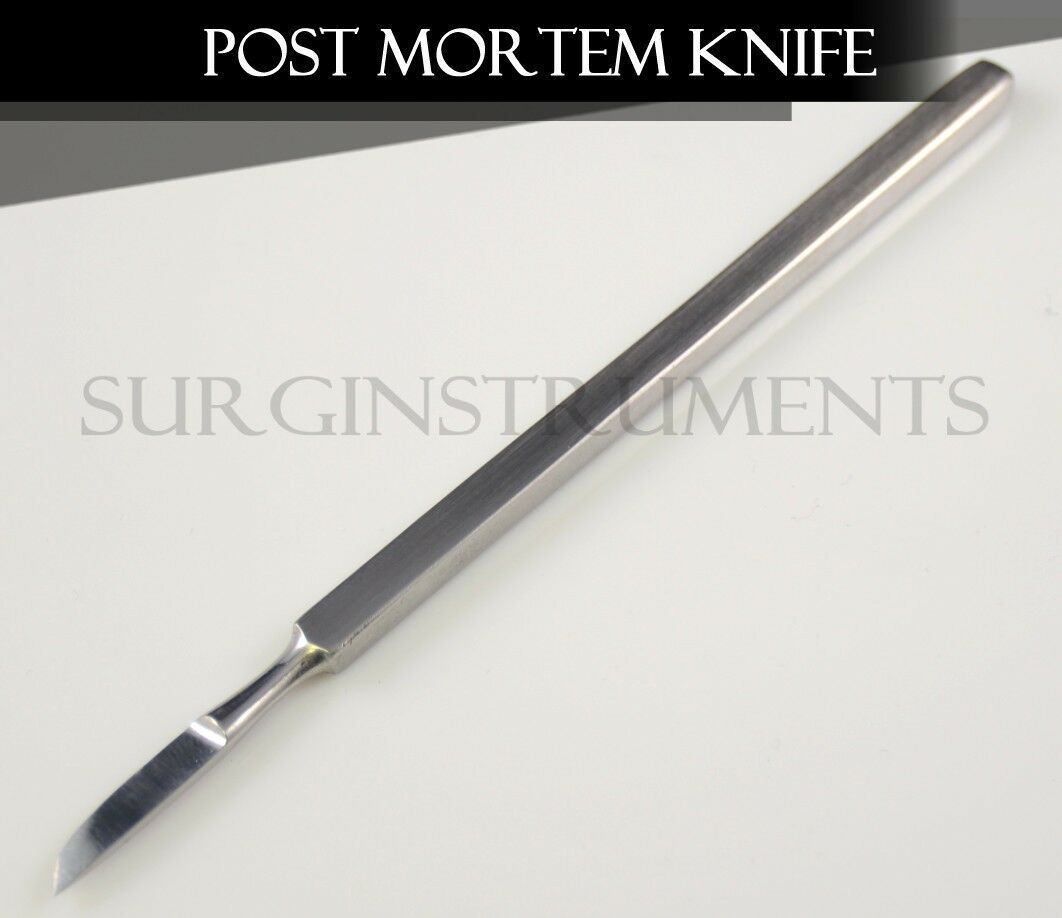 Stainless Steel Autopsy Post Mortem Dissection Blade – One Side Rounded 5″