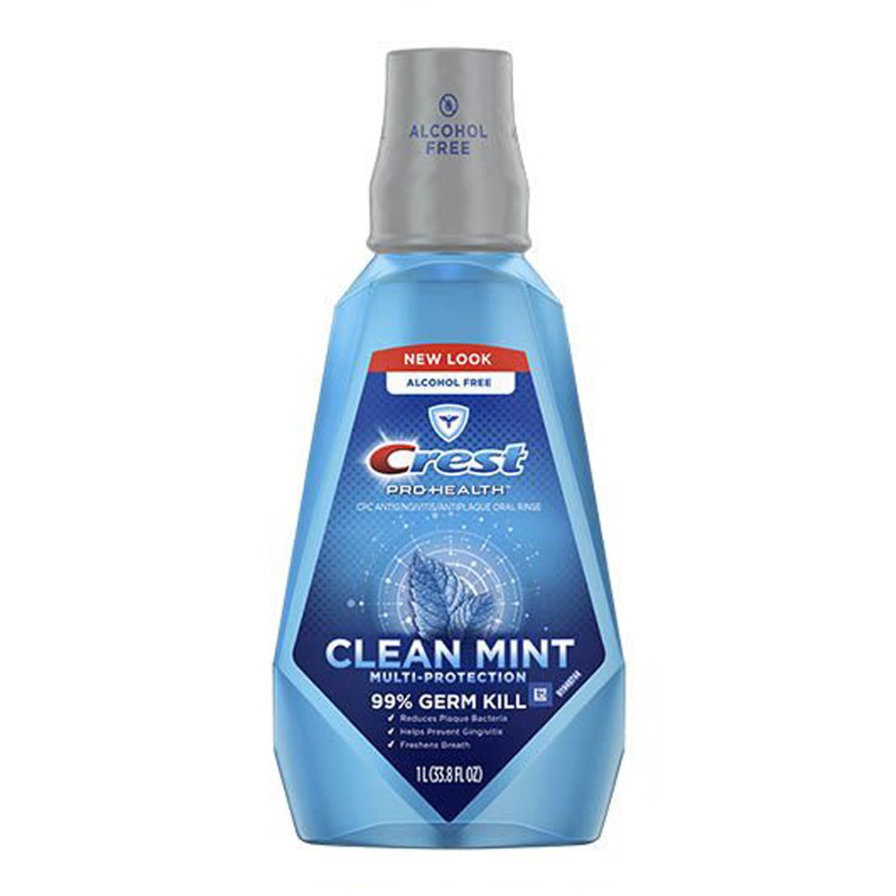Crest Pro-Health Multi-Protection Mouthwash, Alcohol-Free Formula, 1 L Bottle