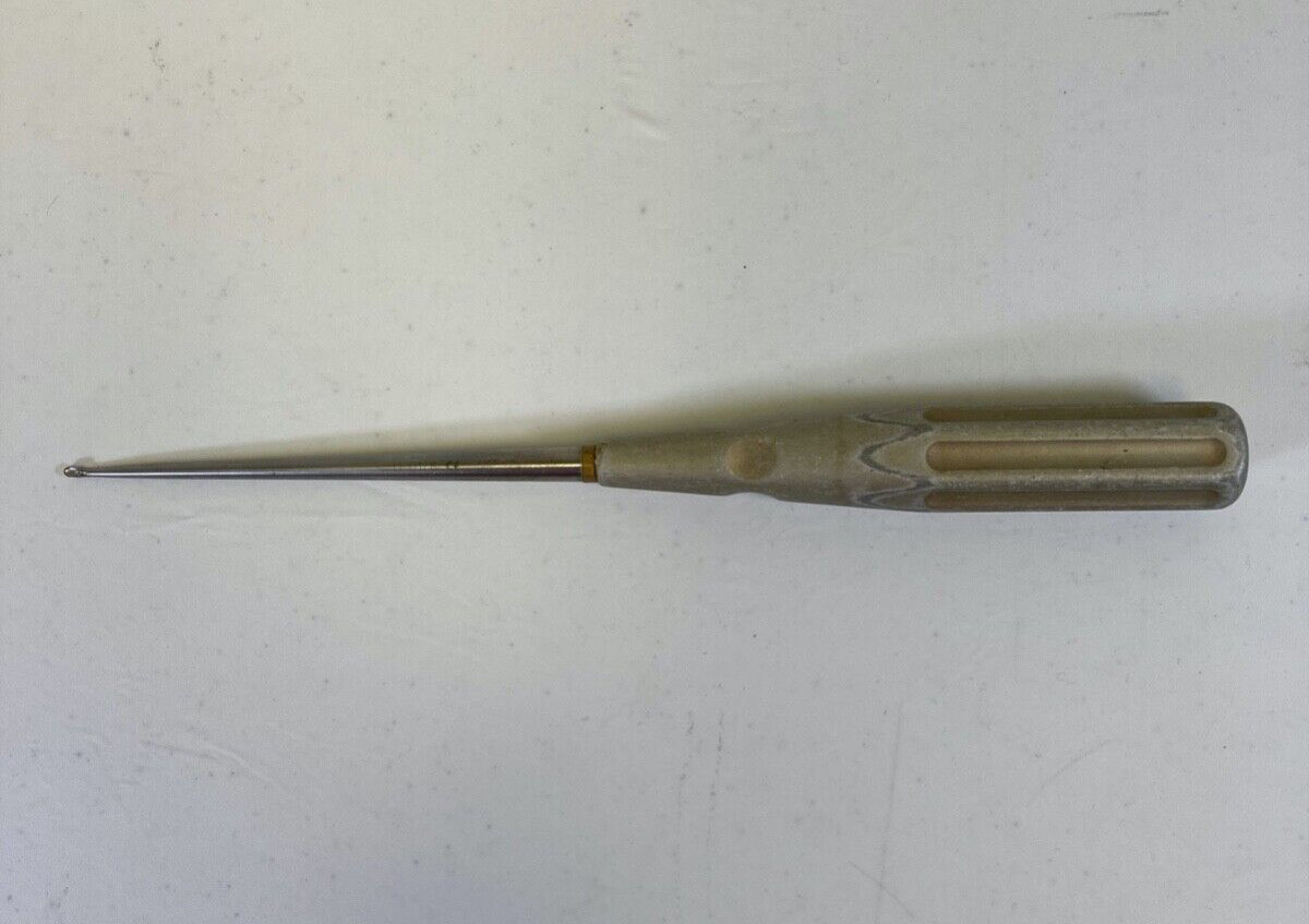 V. Mueller U-0178 Chroma-Line 10″ Size 2/0 Straight Cup Curette Neuro Spine