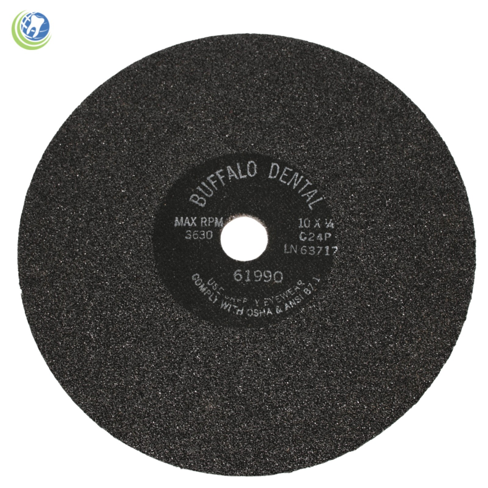 BUFFALO DENTAL LAB MODEL WET TRIMMER ABRASIVE GRINDING DISC WHEEL 10″