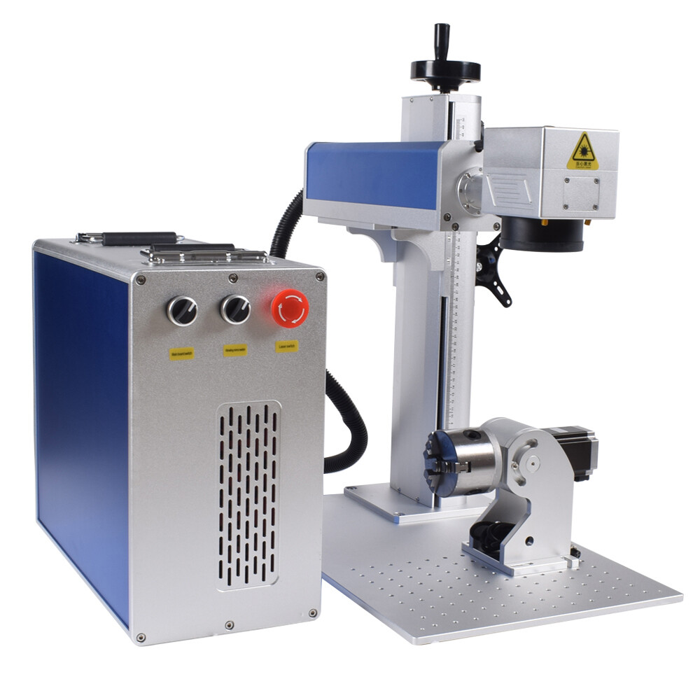 60W / 100W MOPA Raycus Fiber Laser Marking Machine Metal Engraving Color Marking
