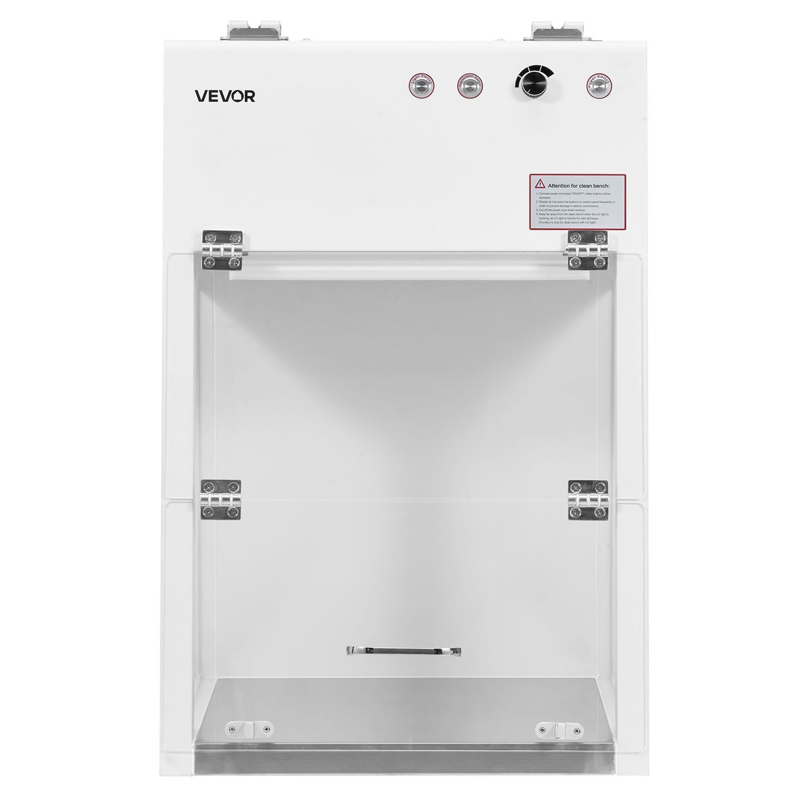 Vertical Laminar Flow Hood, 0.45 m/s Adjustable, LED Light, 65dB, Desktop