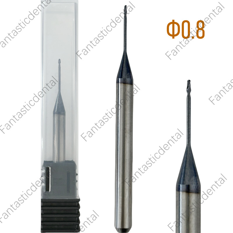 Dental Roland DLC Bur CAD CAM Zirconia Milling Burs D4 Cutting Bur Coated D4