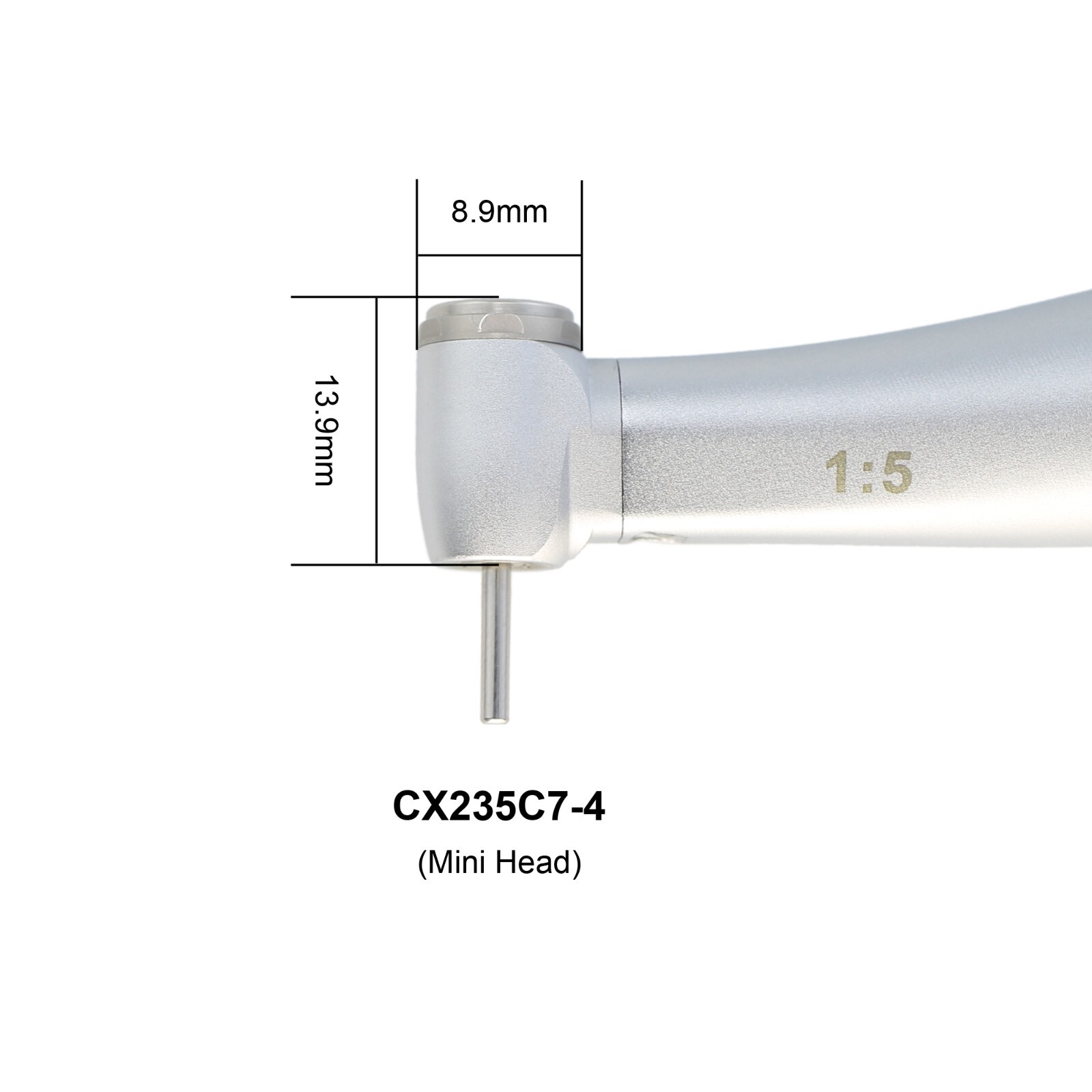 Dental 1:5 Electric Handpiece LED Fiber Optic Contra Angle Ti-MAX NSK Z95L X95L
