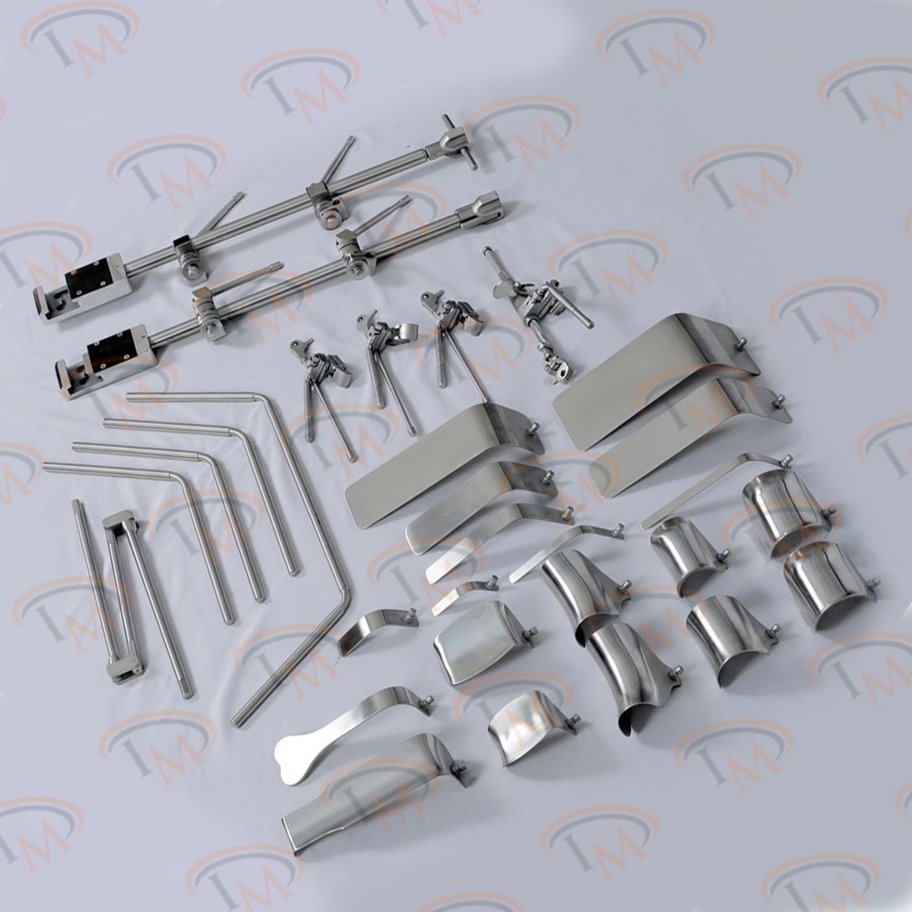 Thompson Retractor Complete Set Stainless Steel With box