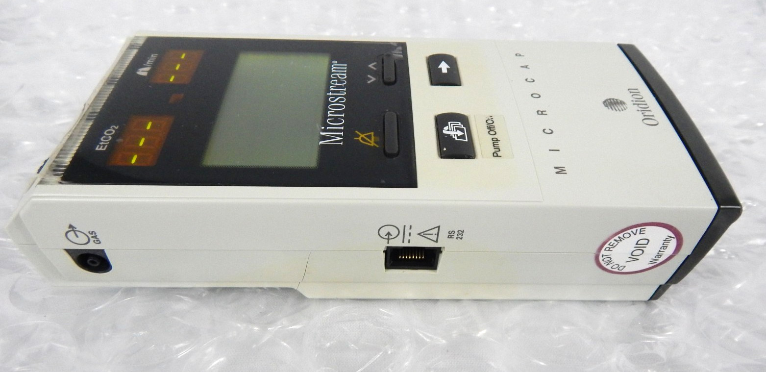 ORIDION MICROCAP HANDHELD CAPNOGRAPH S/N 450
