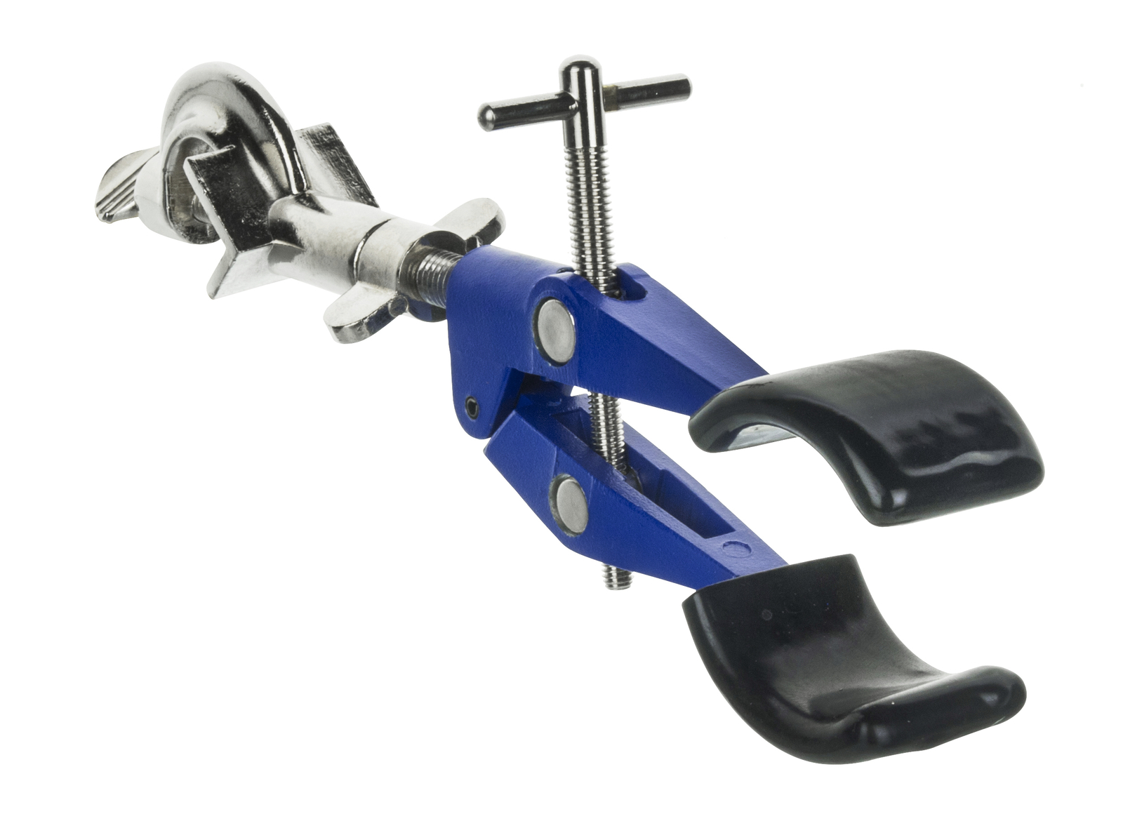 Eisco Labs 2 Prong Burette Clamp on Swivel Bosshead – 4.25″ Max Opening