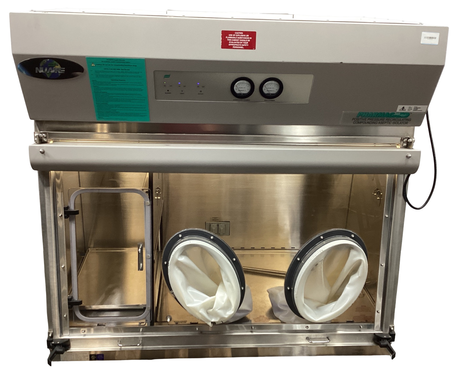 NUAIRE NU-PR797-400 SERIES 4 PHARMAGARD ES COMPOUNDING ASEPTIC ISOLATOR