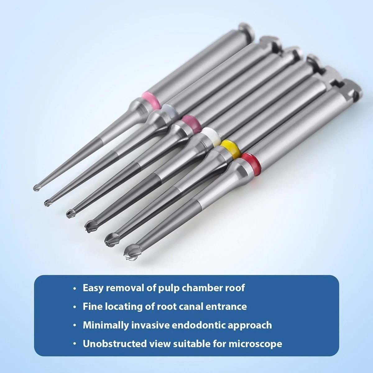Endodontic Munce burs alternatives Carbide Bur RA 31/34MM Assorted burs (6/pack)