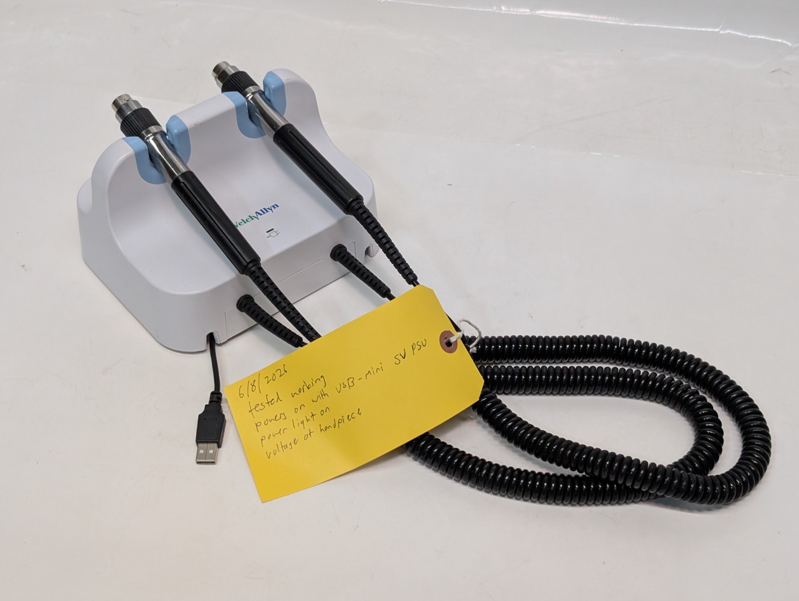 Welch Allyn GS 777 Wall Transformer with 2 Handles (No Heads) 18170/408282