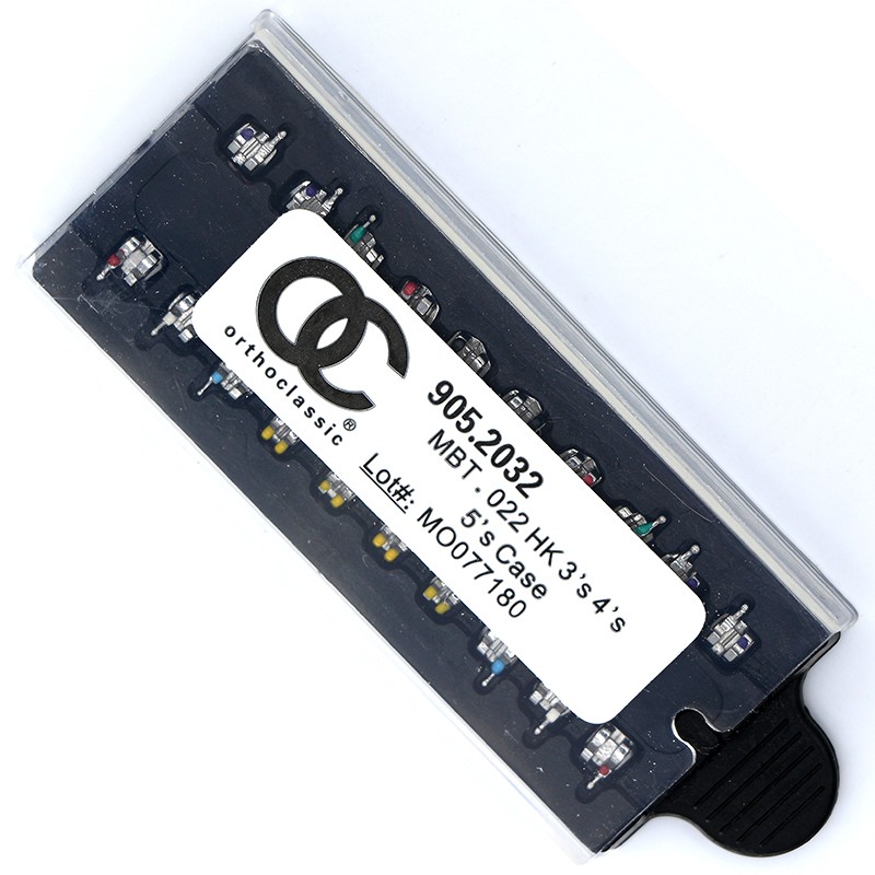 1-100Box Dental Orthodontic OC Bracket Braces Mini MBT 022 3-4-5 Hooks 20PCS/Kit