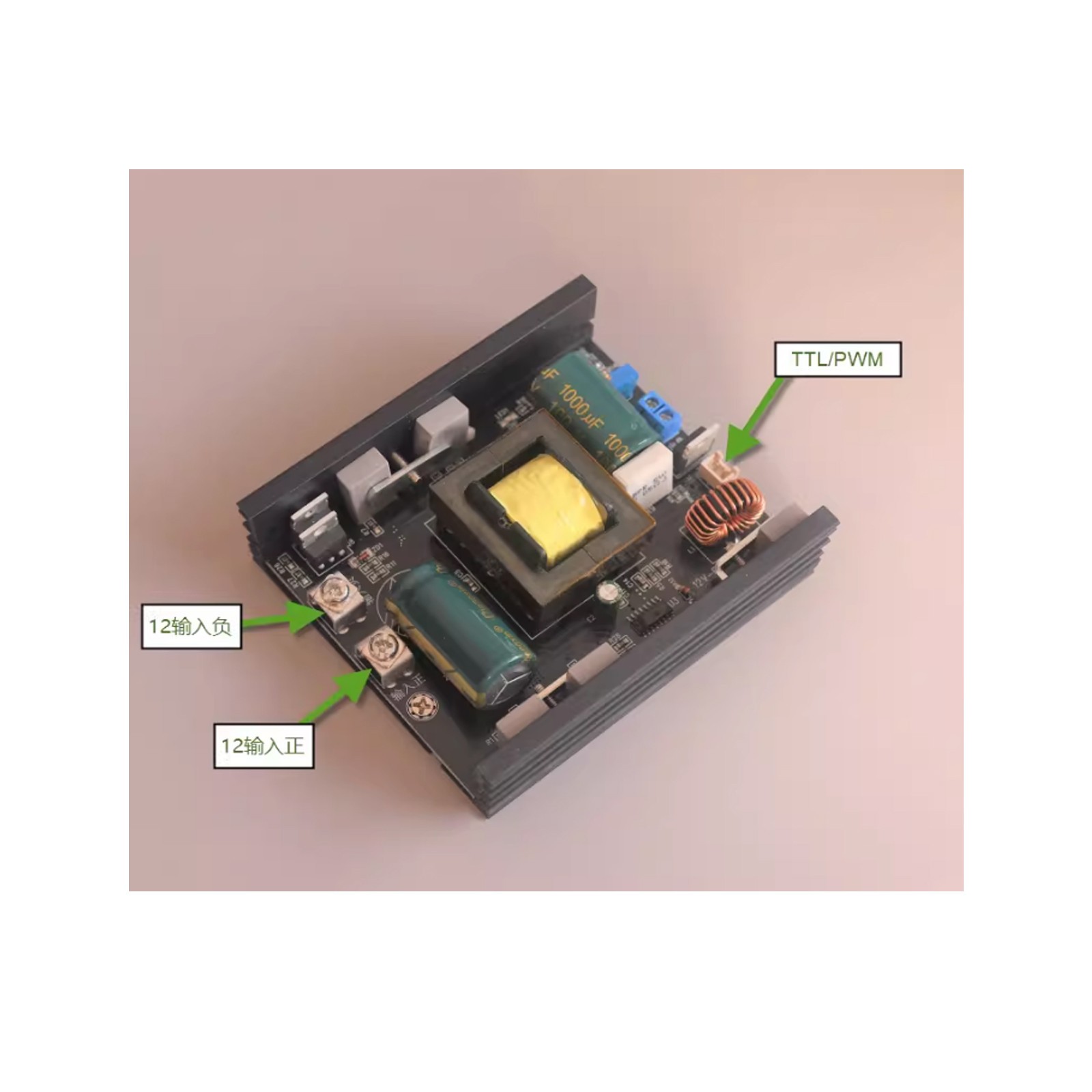 Nichia NUBM31 Blue 363C High Power Laser Module Driver 12V Boost 85V@3.3A