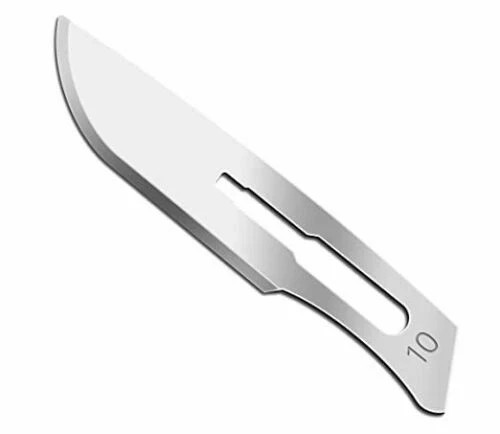 100 Sterile Surgical Blades with FREE Scalpel Knife Handle Medical Dental Tools