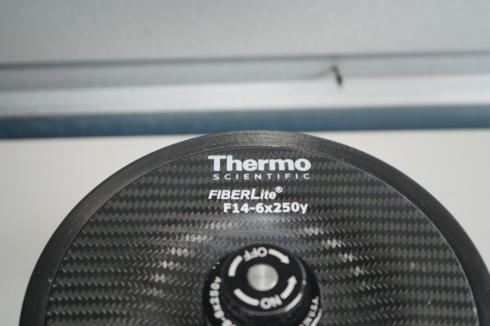 ^ Thermo Scientific F14-6x250y FiberLite Fixed Angle Rotor #X7223
