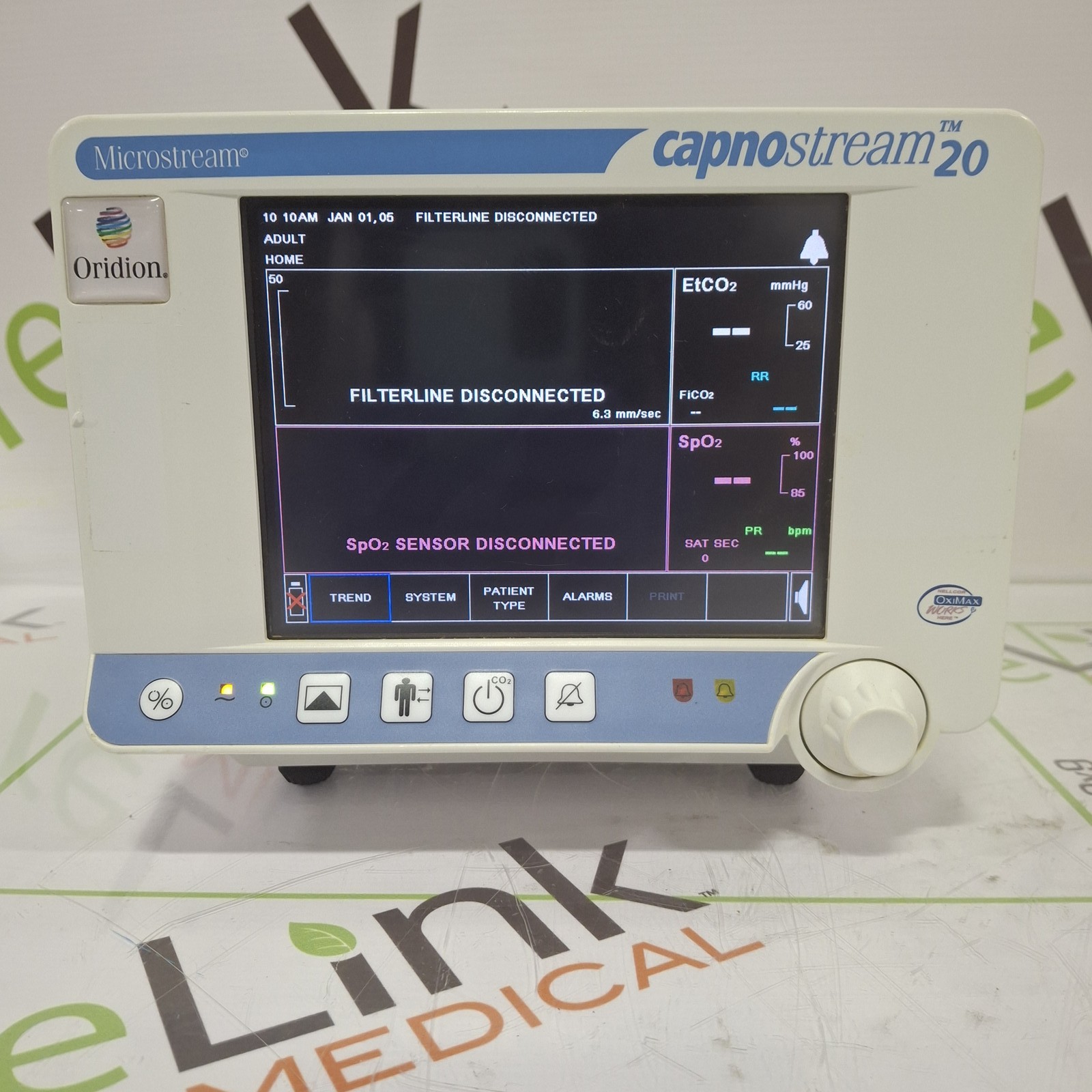 Oridion Capnostream 20P Capnography Monitor