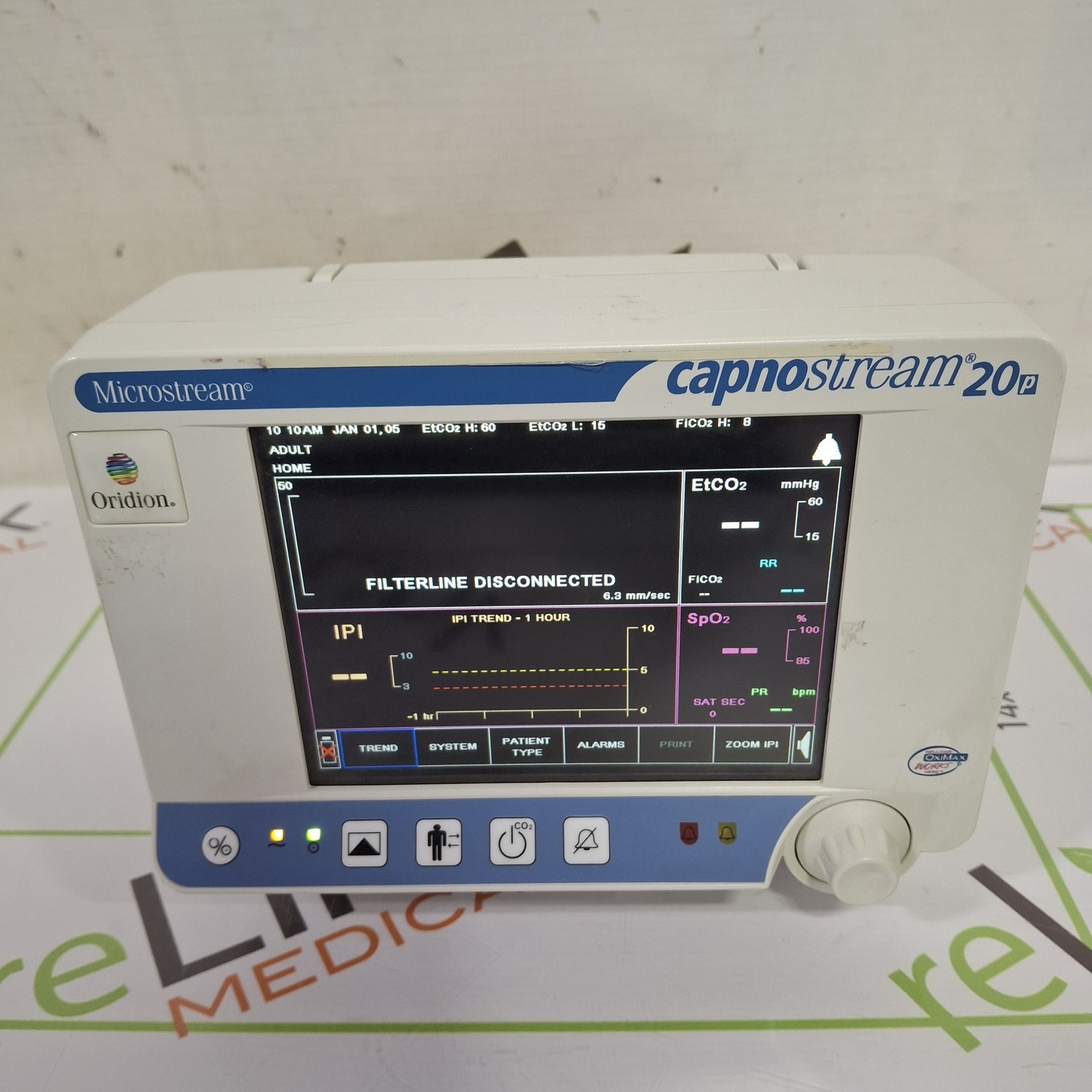 Oridion Capnostream 20P Capnography Monitor