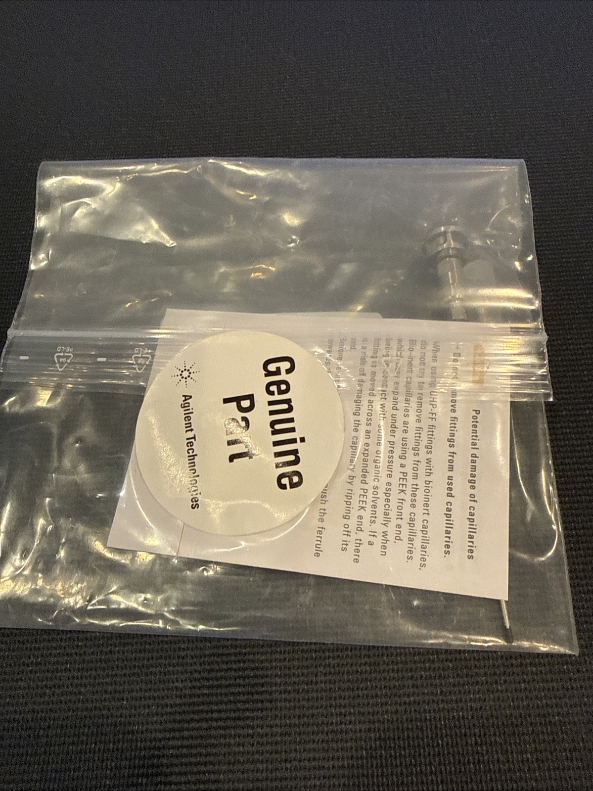 Agilent G5667-81008 Needle Seat, Bio-inert, 0.17mm ID