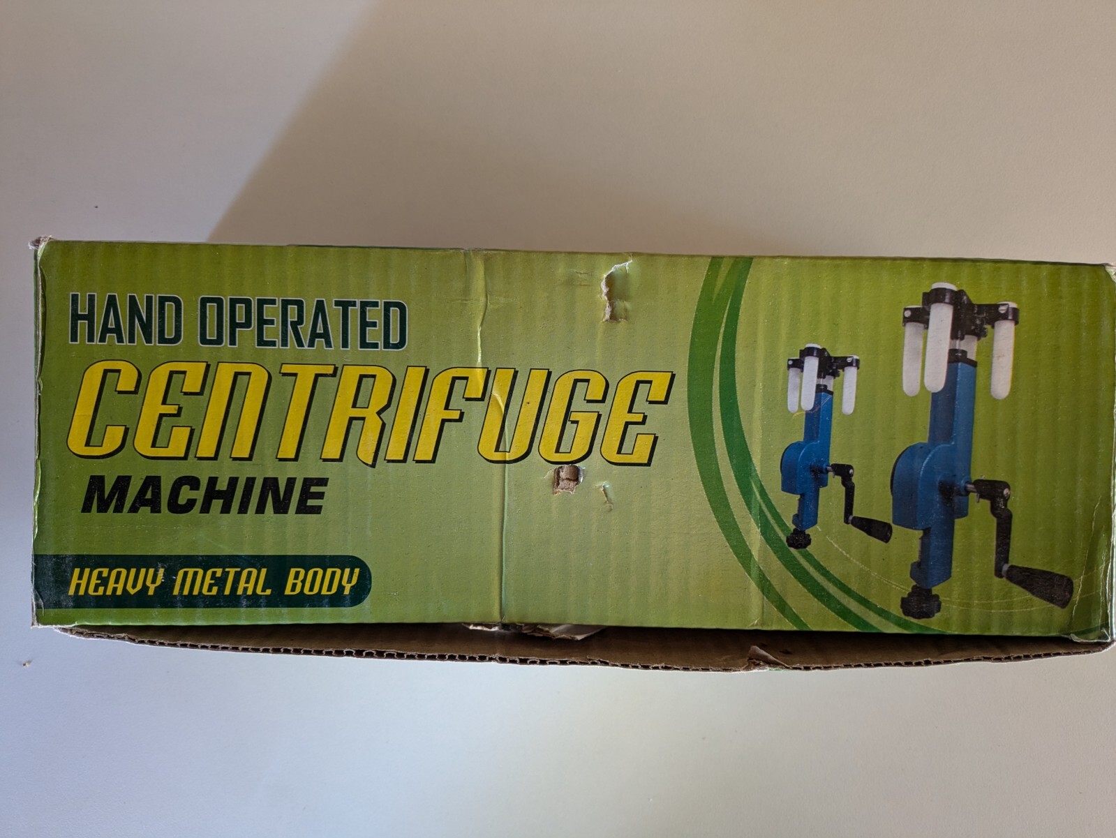 Centrifuge Machine HEAVY METAL BODY Hand Driven with 4 Bucket Tubes MADE IN USA
