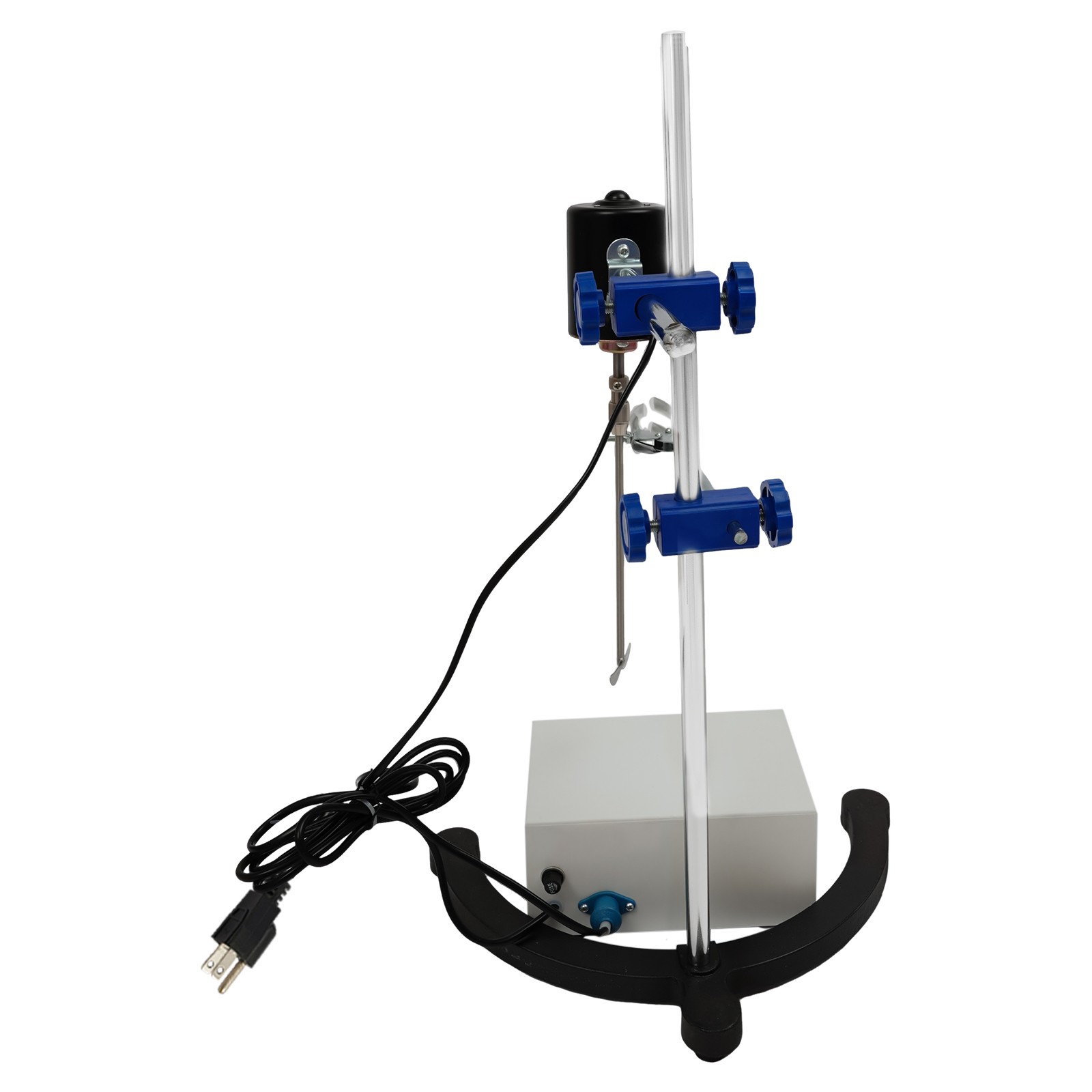 Overhead Lab Stirrer, 100W 2800 RPM, 2.64 Gal Capacity, Digital Timer, 0-120 Min