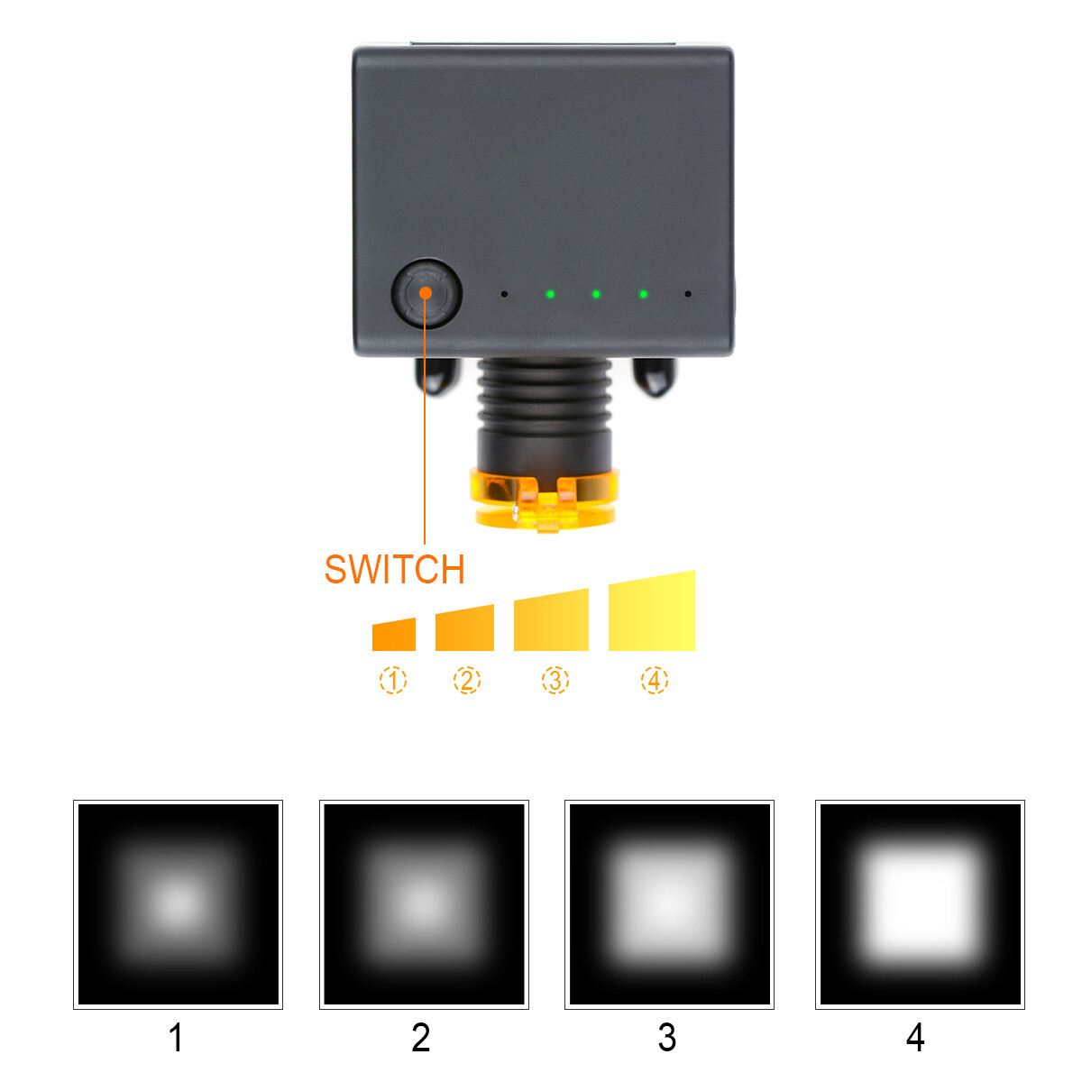 3W Wireless Dental LED Headlight Lamp Optical Filter with Dental Loupes DY-010-F