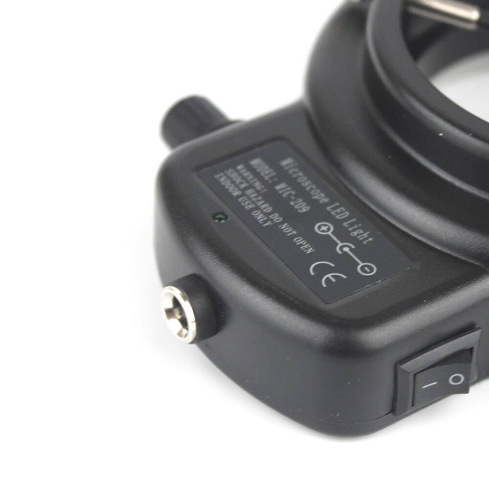144 LED Bulbs Microscope Ring Light Illuminator Lamp US Plug Wholesale US SHIP