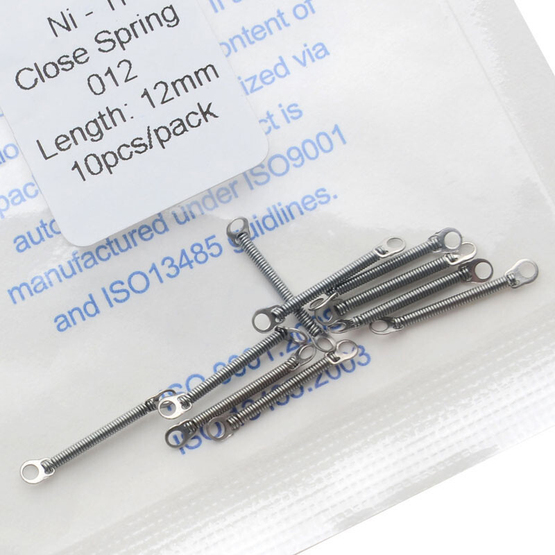 Ortodoncia dental Niti Resorte helicoidal cerrado de alta resistencia 10pcs/Pack