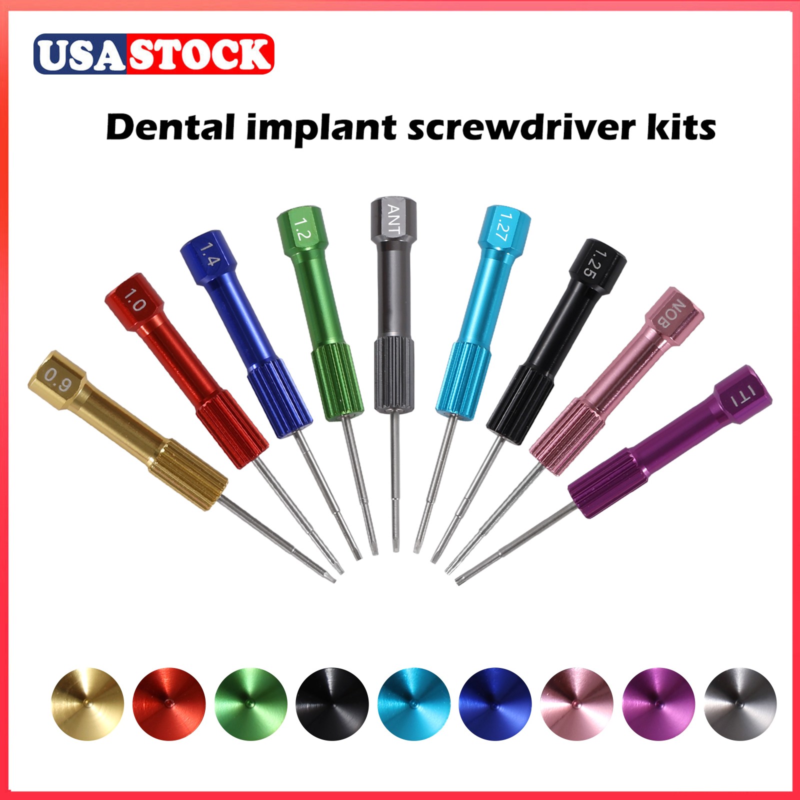 Electronic Dental Implant Universal Prosthetic Kit Torque Wrench 16 Screwdrivers