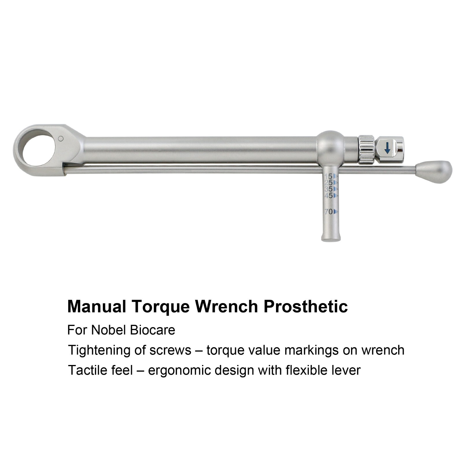 Implant Manual Torque Wrench Bar Ratchet Surgical Prosthetic Nobel Adapter 7/8mm
