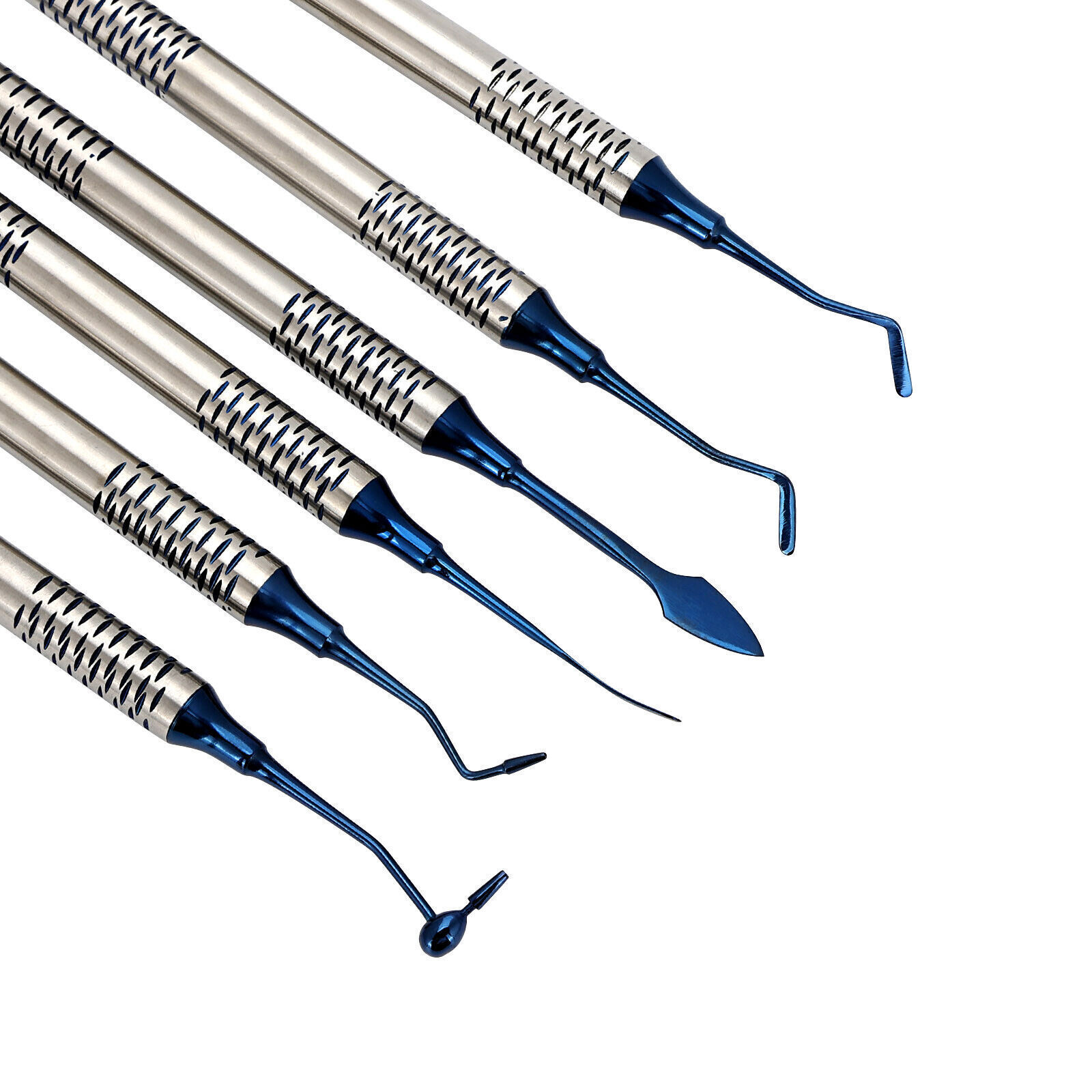 6 Pcs/Set Dental Composite Resin Filling Spatula Repair Restorative Instruments