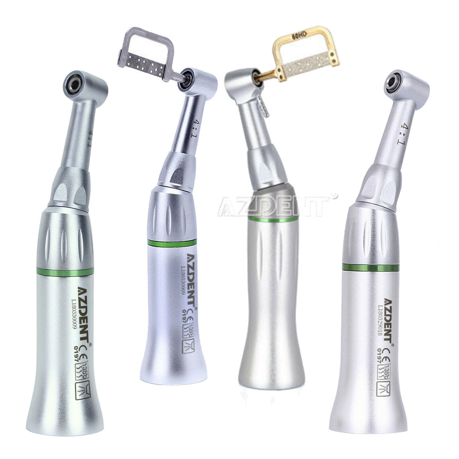 Dental Ortho 4:1 Contra Angle Reduction Handpiece /Interproximal Strips IPR Kit